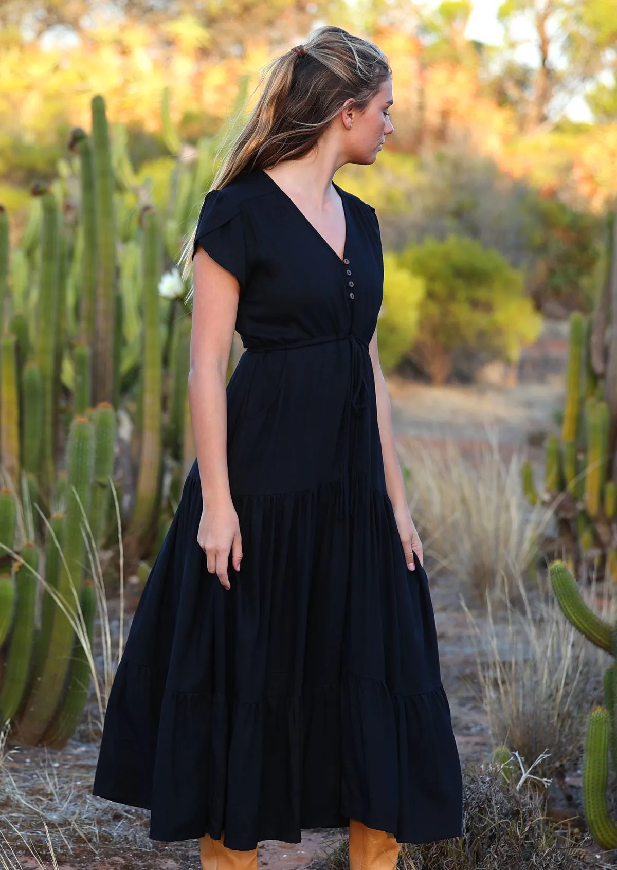 Acacia Maxi Dress Black