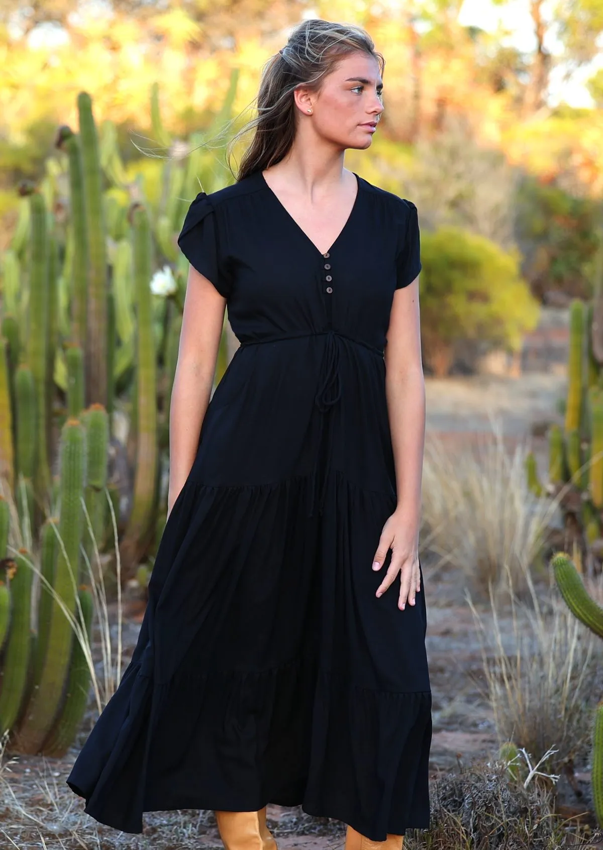 Acacia Maxi Dress Black