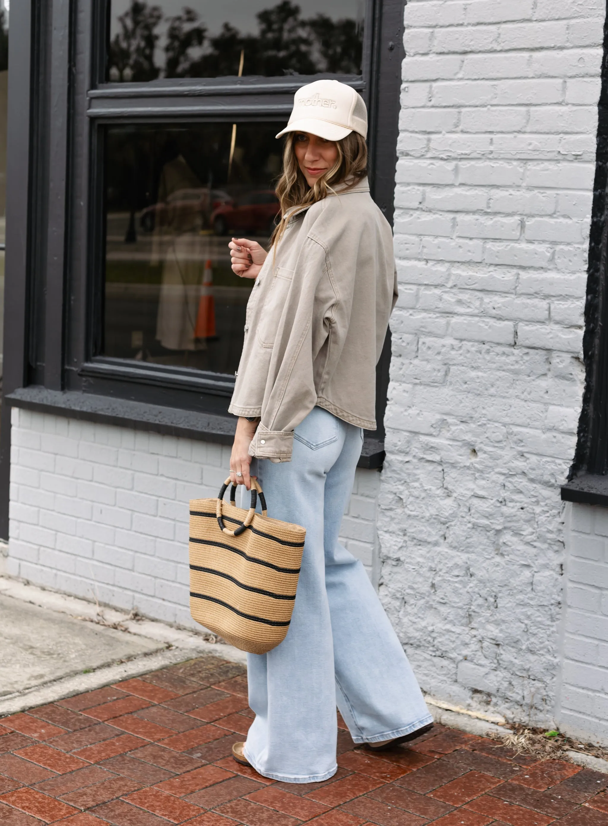Bishop Wide Leg Light Wash Denim - Final Sale