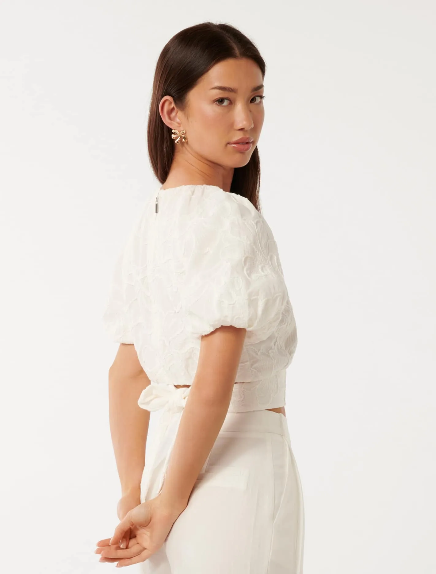 Briony Bubble Sleeve Blouse