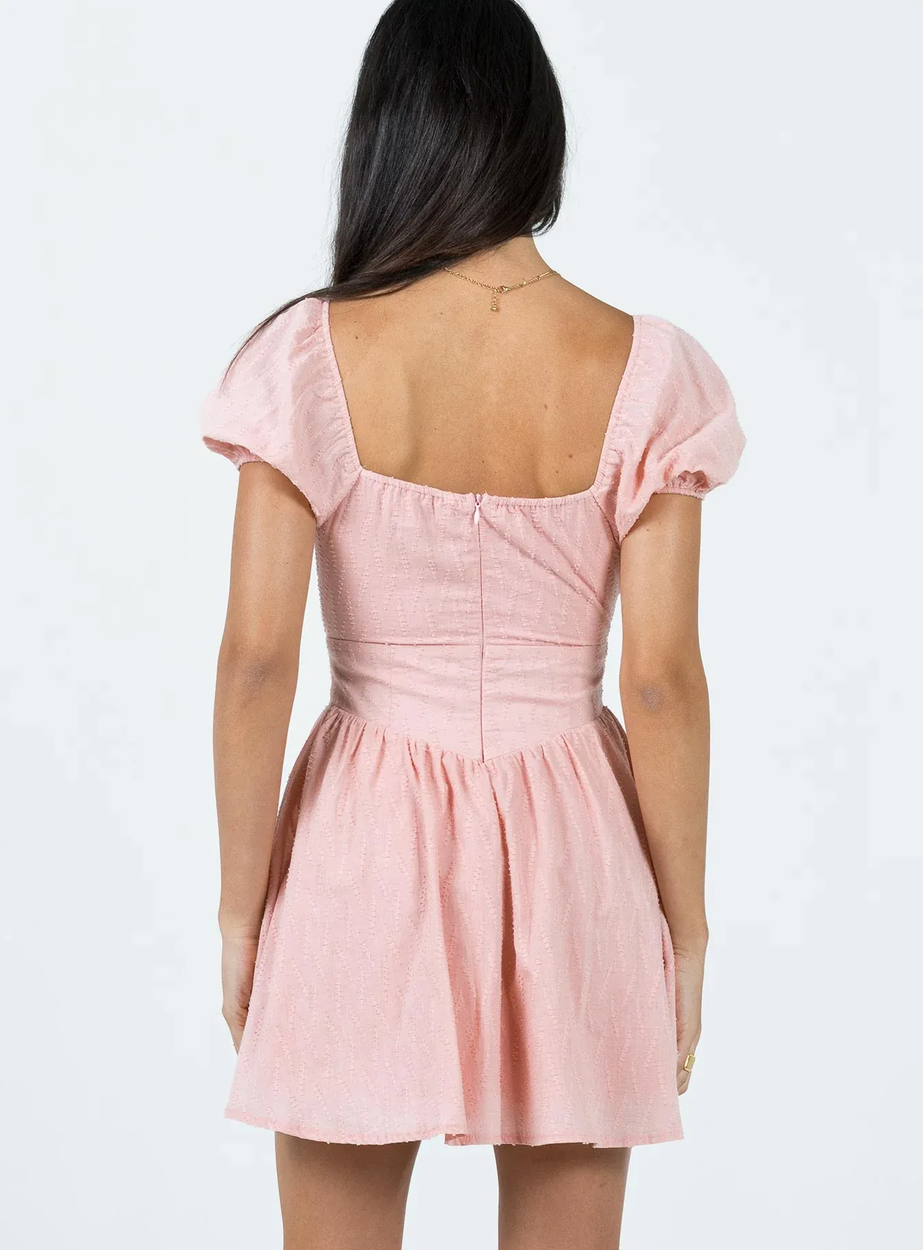 Caria Mini Dress Dusty Pink