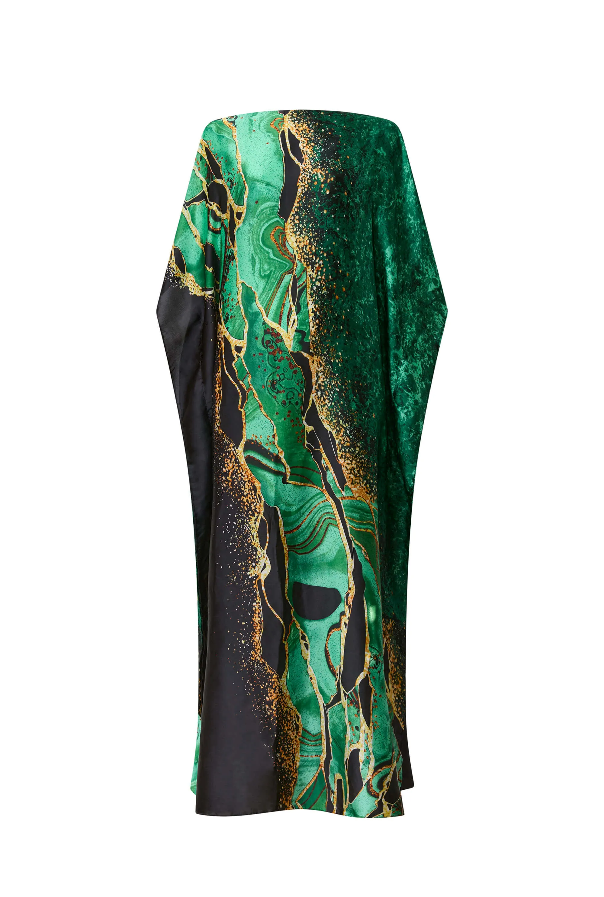 Emerald Marbled Maxi Kaftan