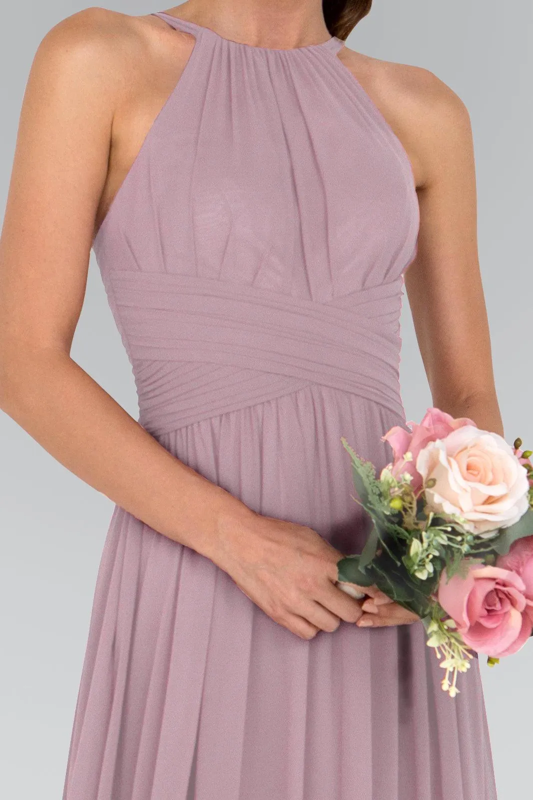 Evening Chiffon Bridesmaid Long Formal Dress