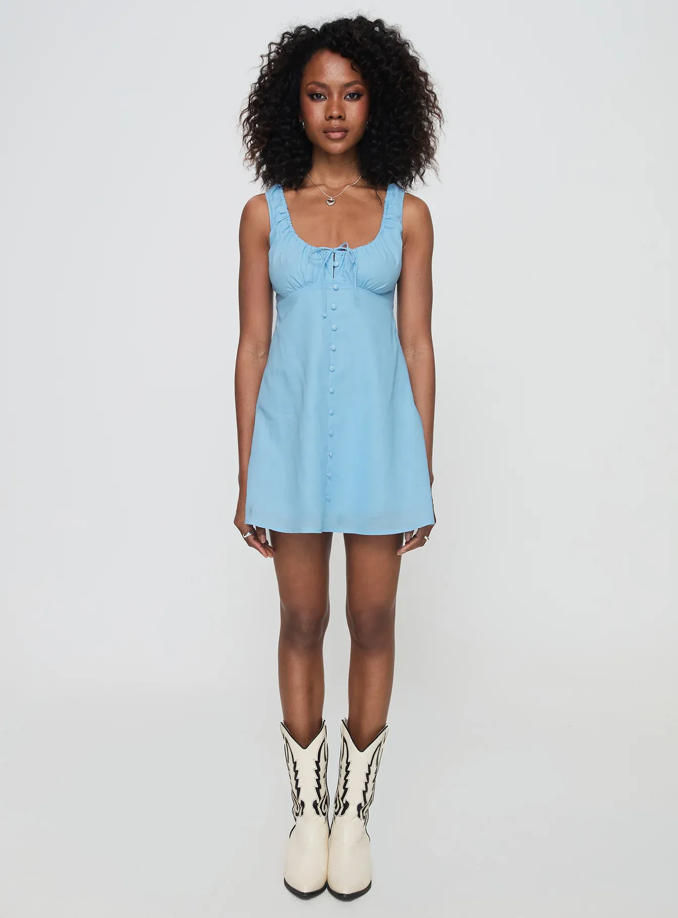 Fiorello Mini Dress Blue