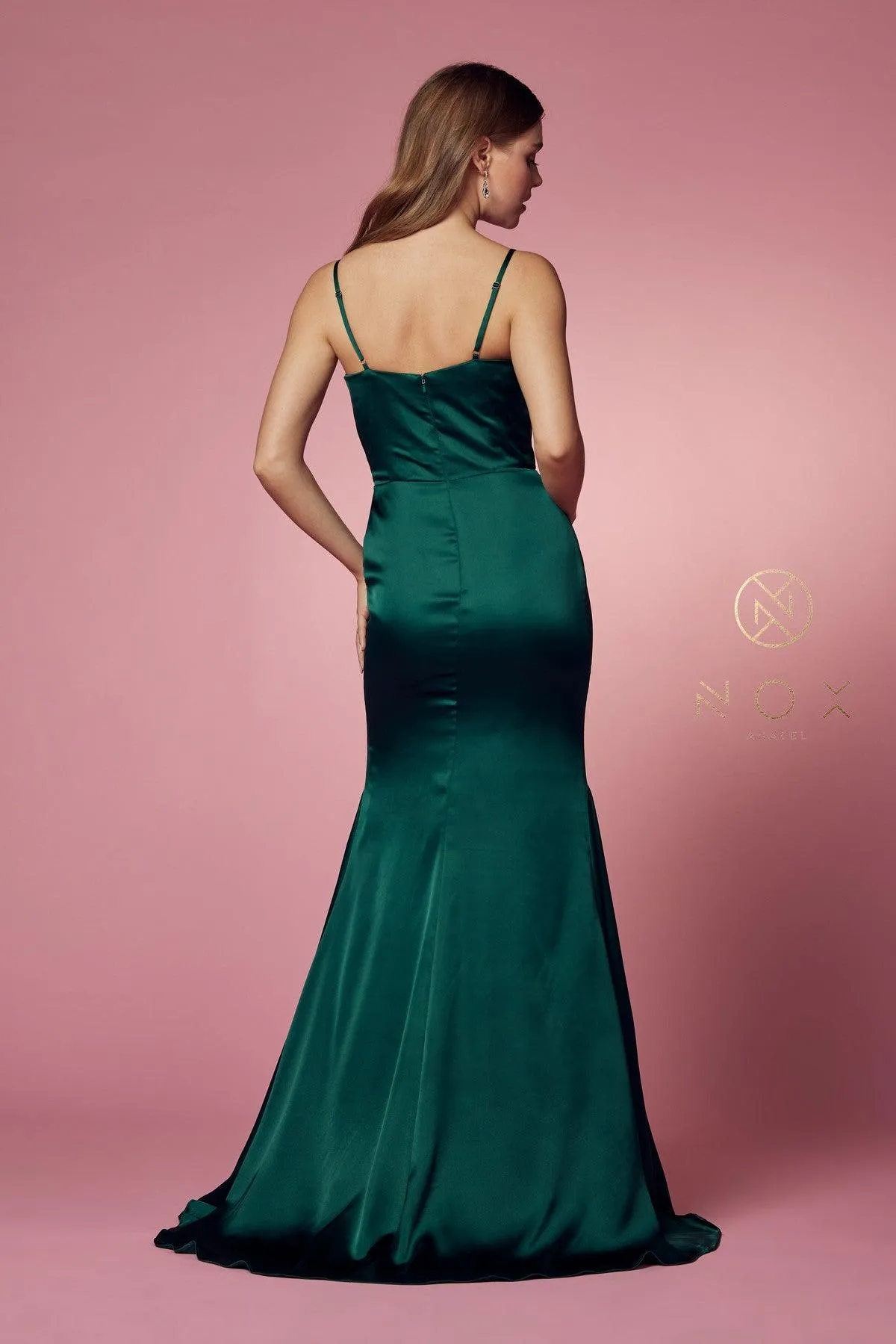Fit and Flare Long Prom Dress