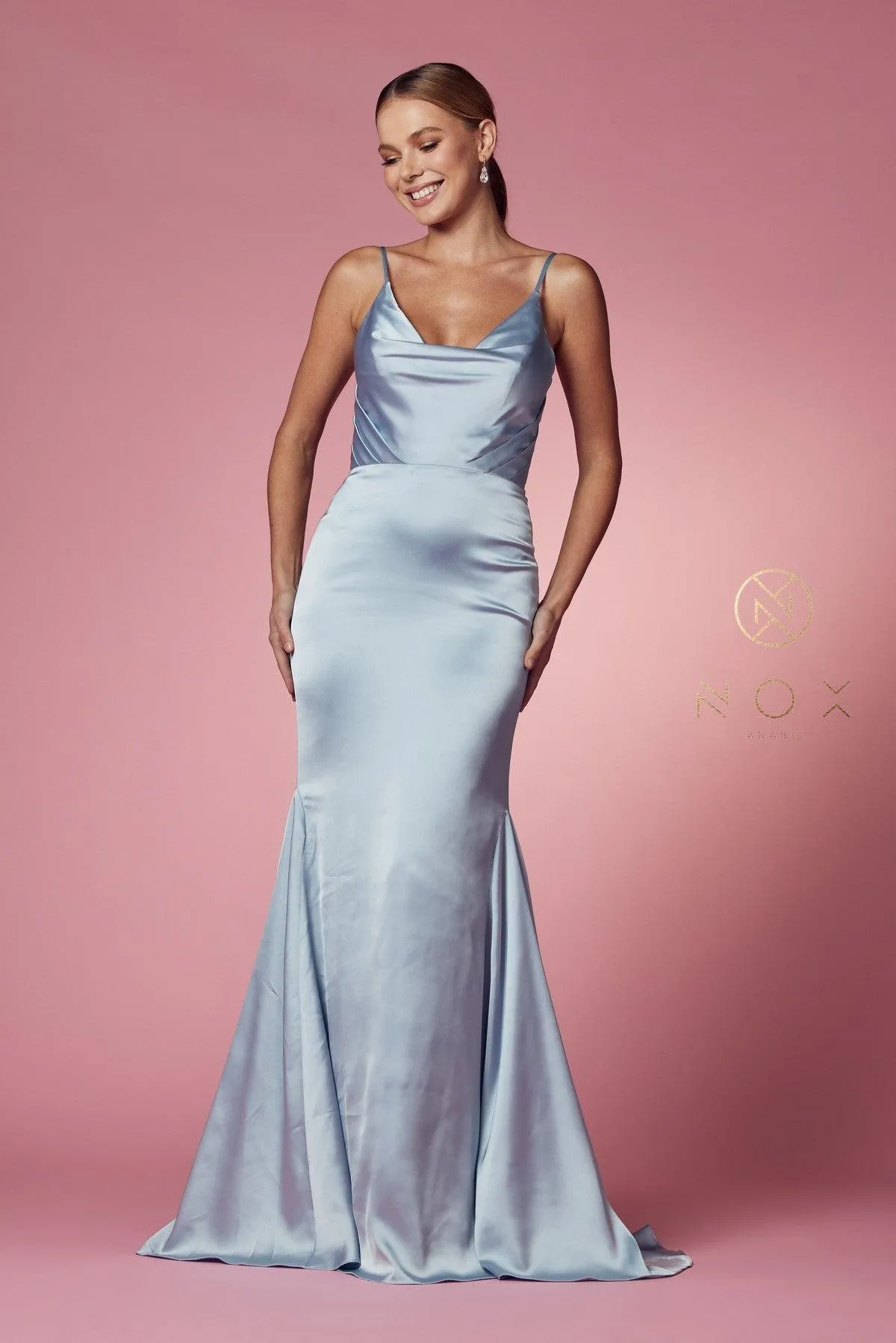 Fit and Flare Long Prom Dress