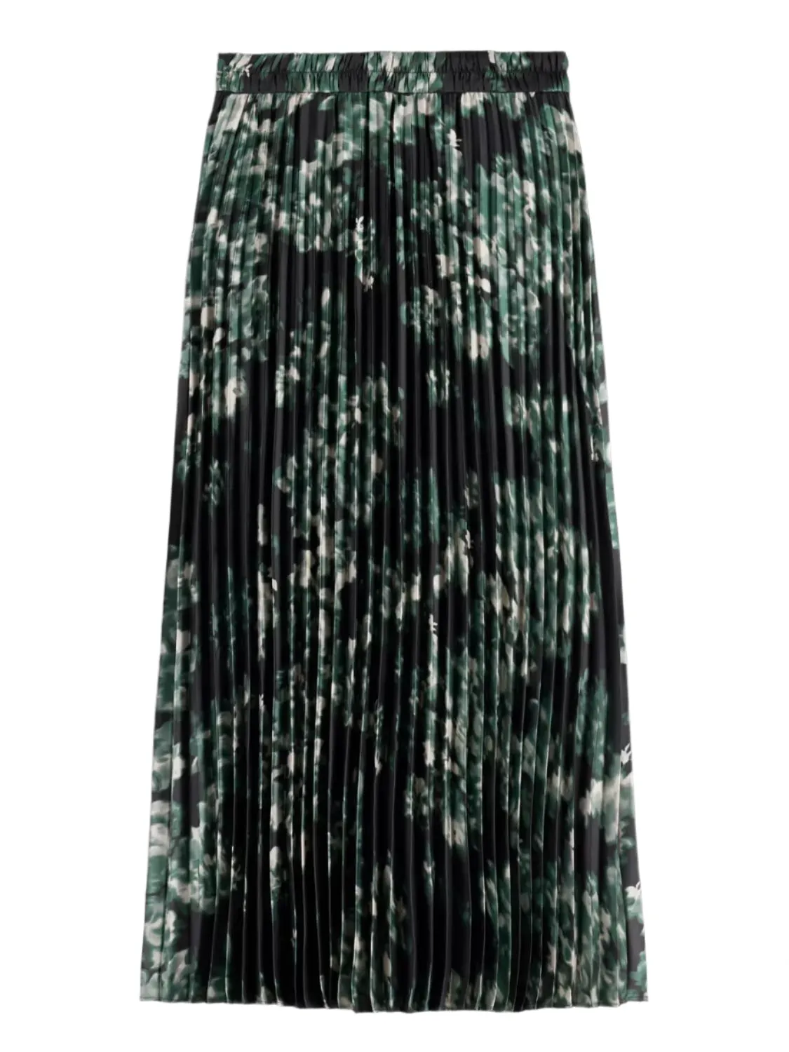 Floral Printed Pleated Skirt