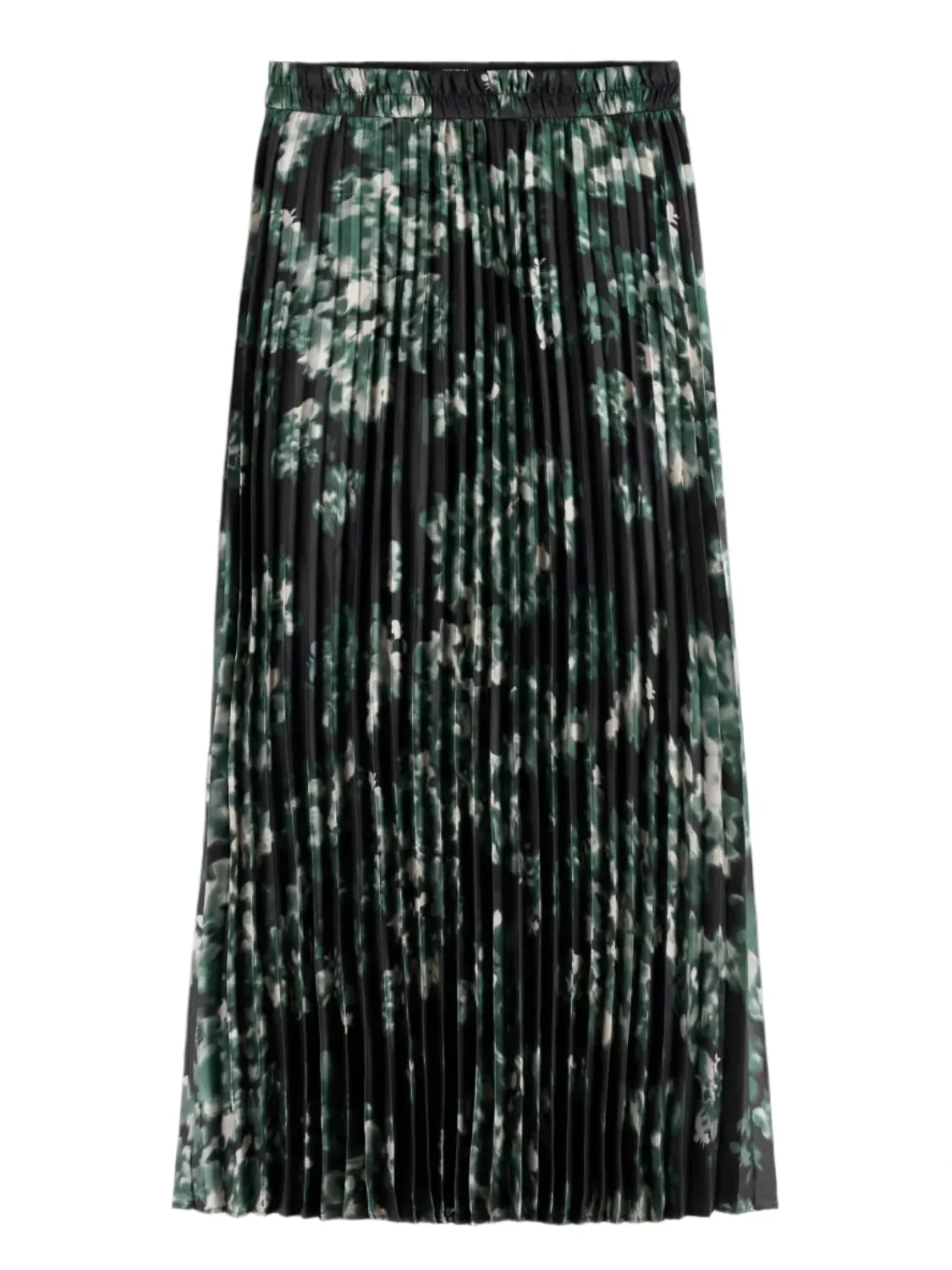 Floral Printed Pleated Skirt