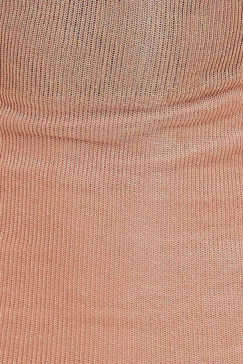 Gold Mini Dress Cowl Neck Gold Party