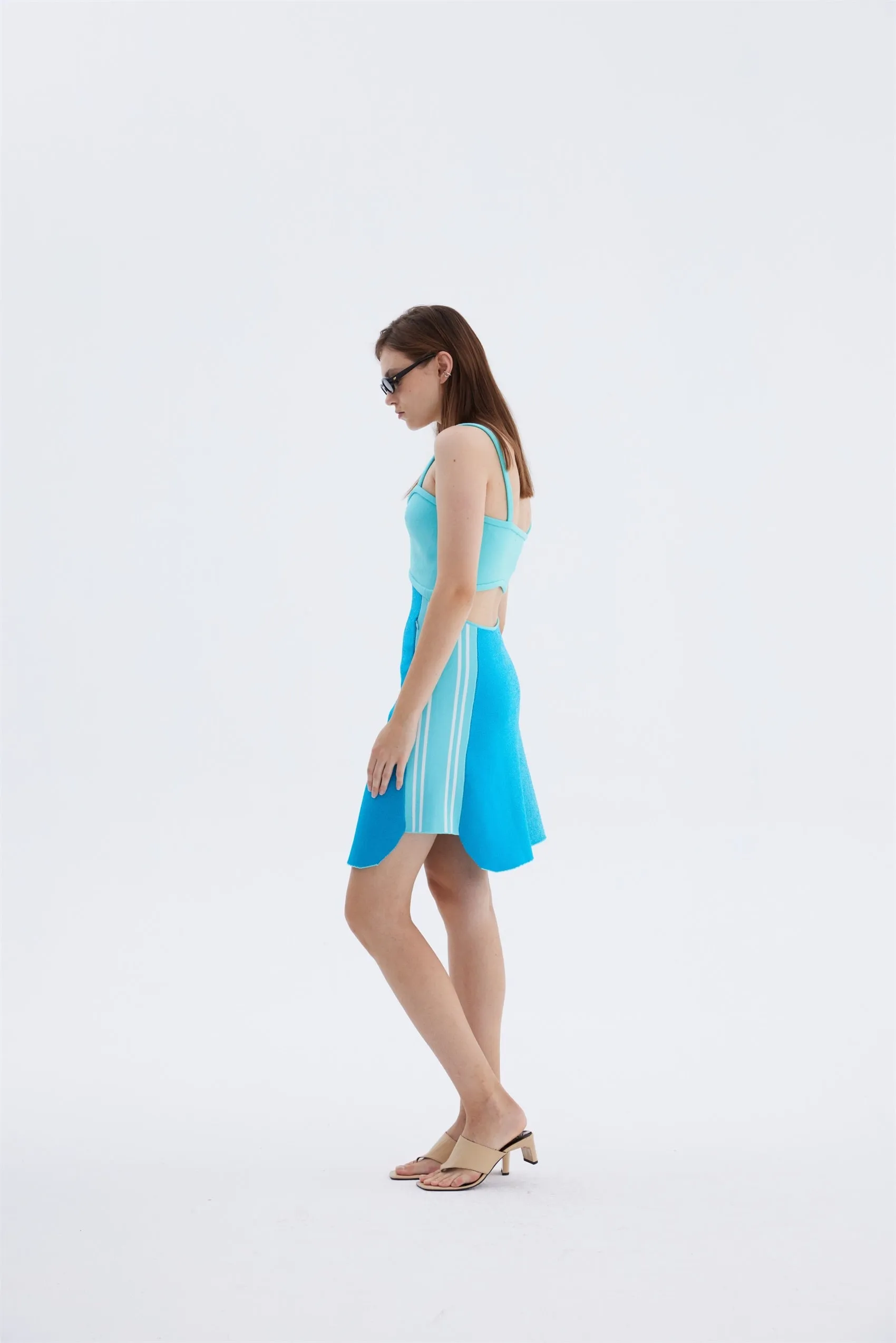 HARPER MINI TANK DRESS WITH SIDE POCKET