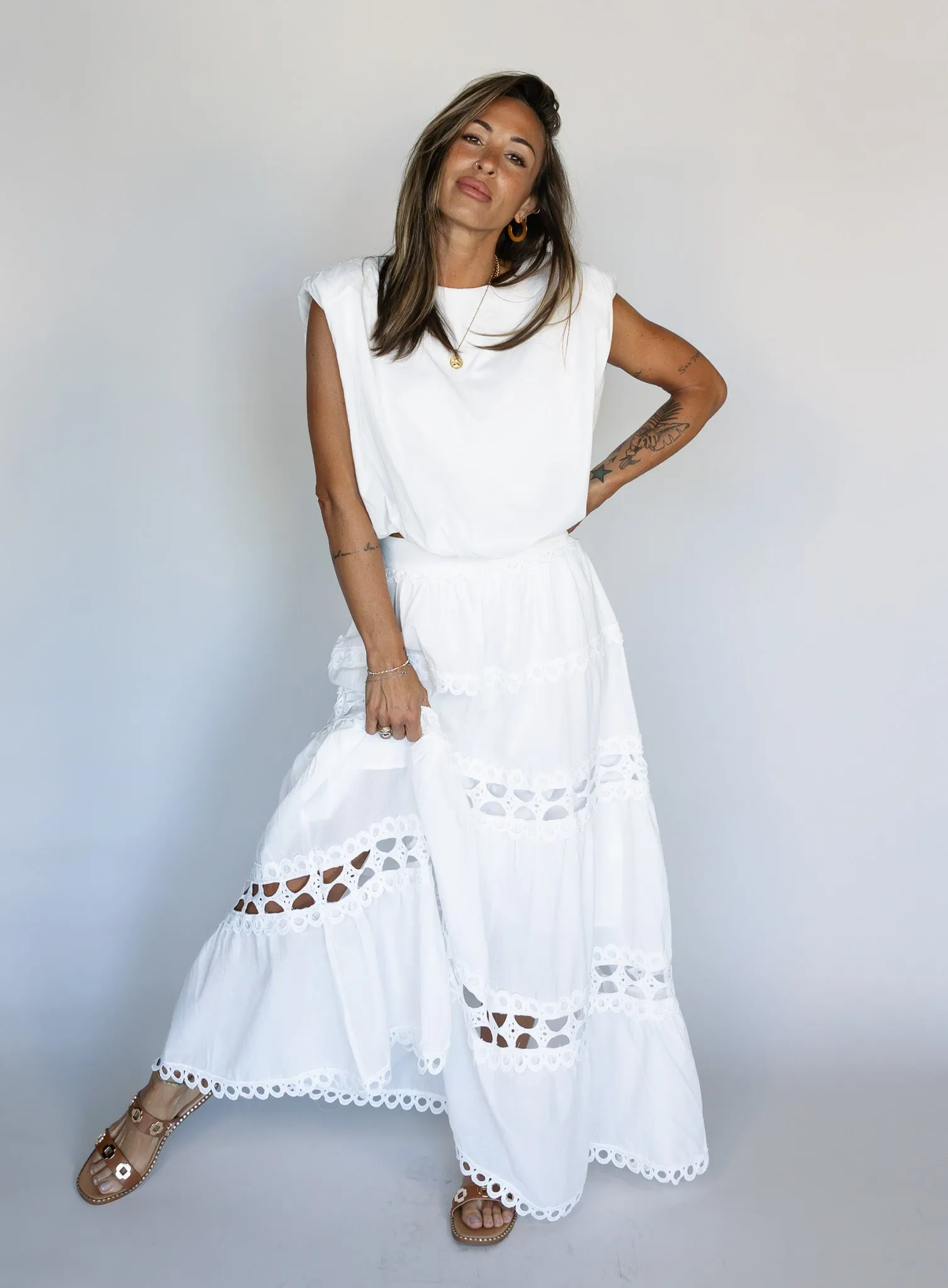 Jori Bubble Hem Top