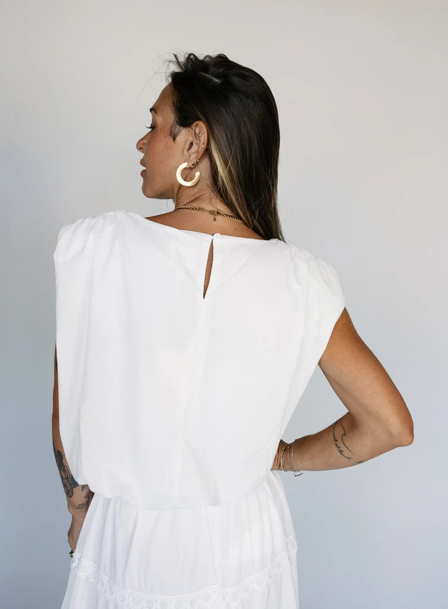 Jori Bubble Hem Top