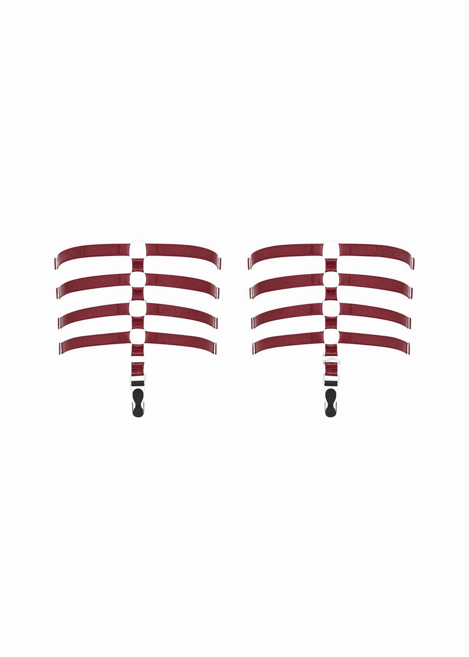 Les Fetiches Garters (Burgundy)