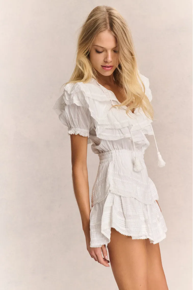 Liv Cotton Ruffled Dress