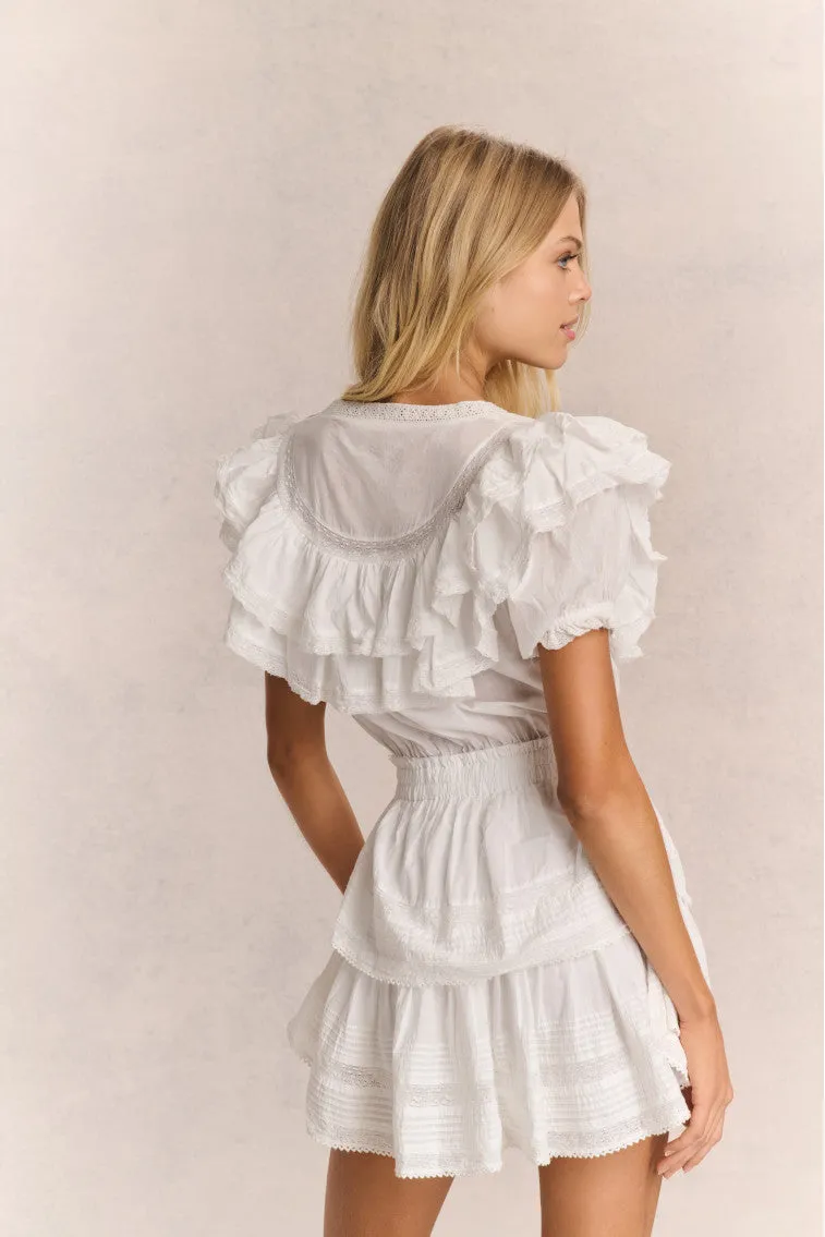 Liv Cotton Ruffled Dress