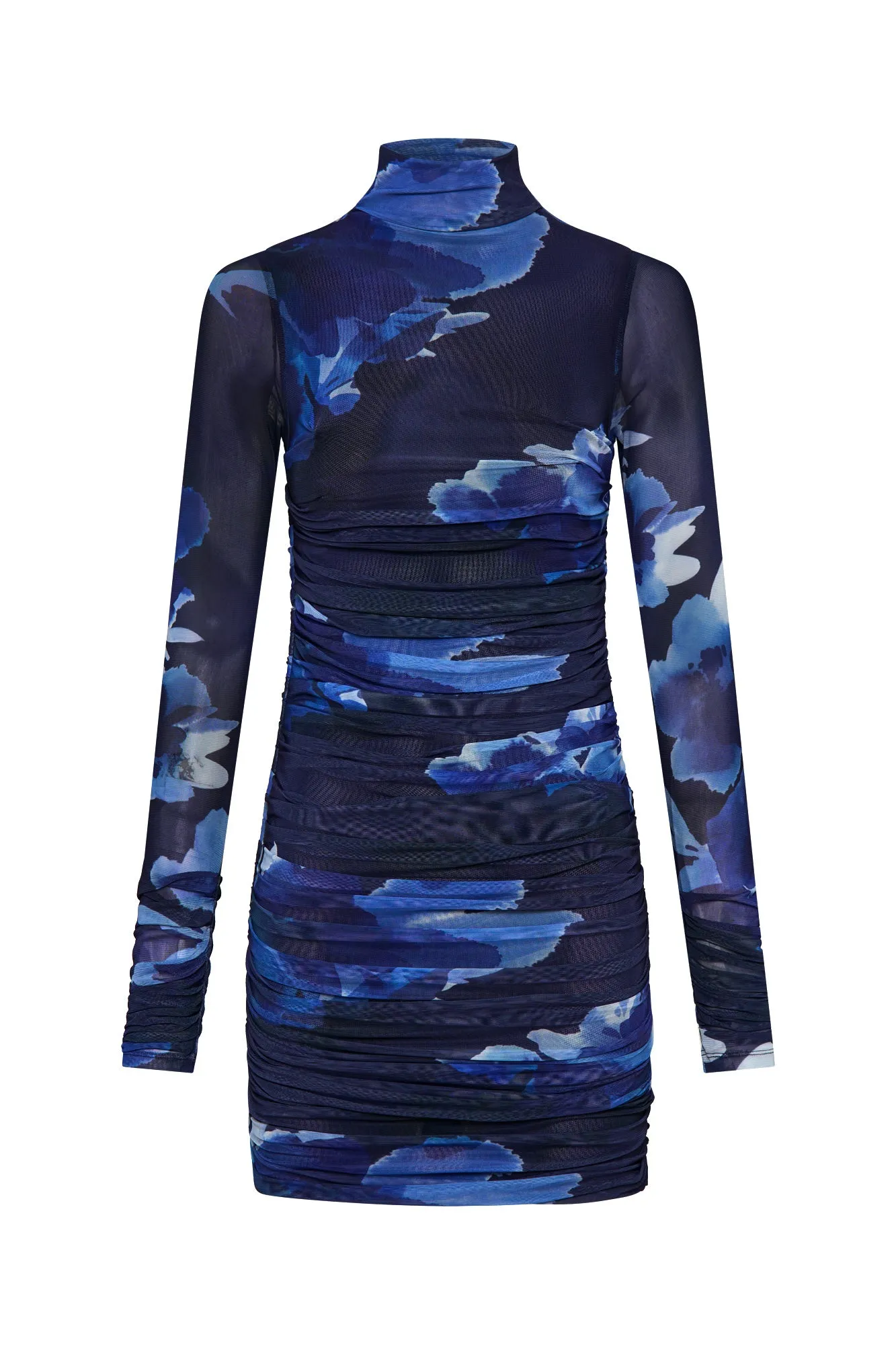 Mila Dress - Blur Floral Ink