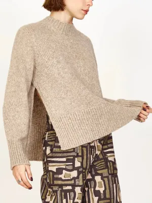 Mirth Aspen Open Side Pullover in Camel