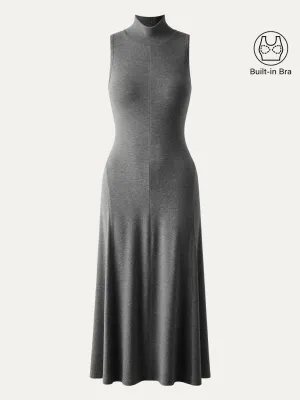 Mockneck Midi Tank Brami Dress