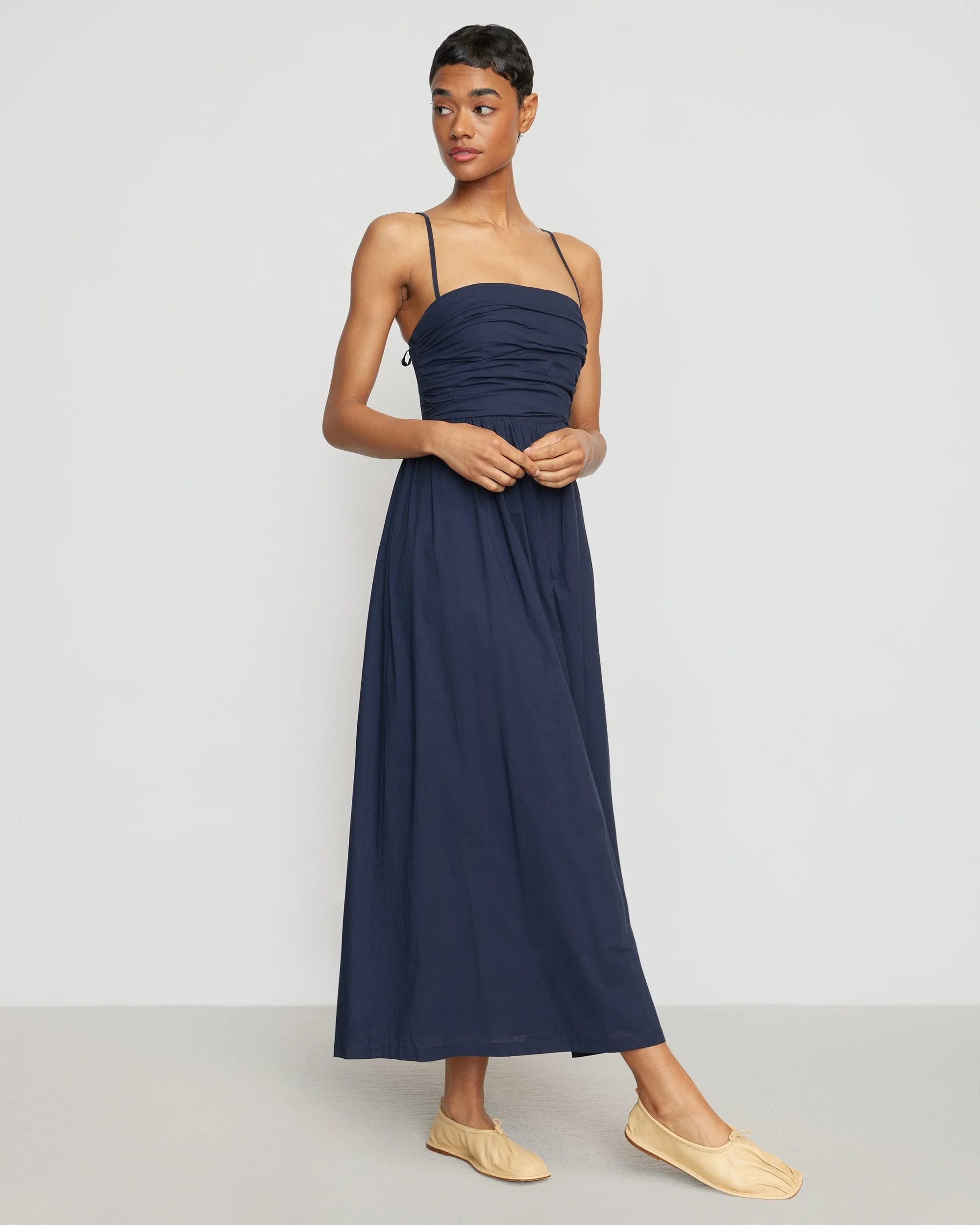 Ophelia Ruched Maxi Dress