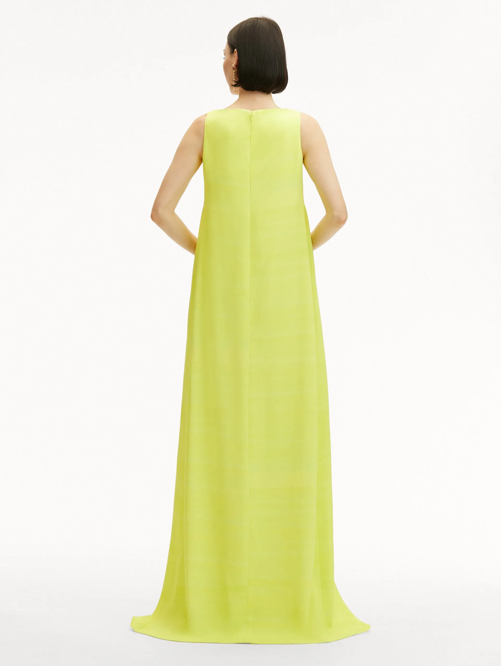 Painted Roses Sleeveless Gown