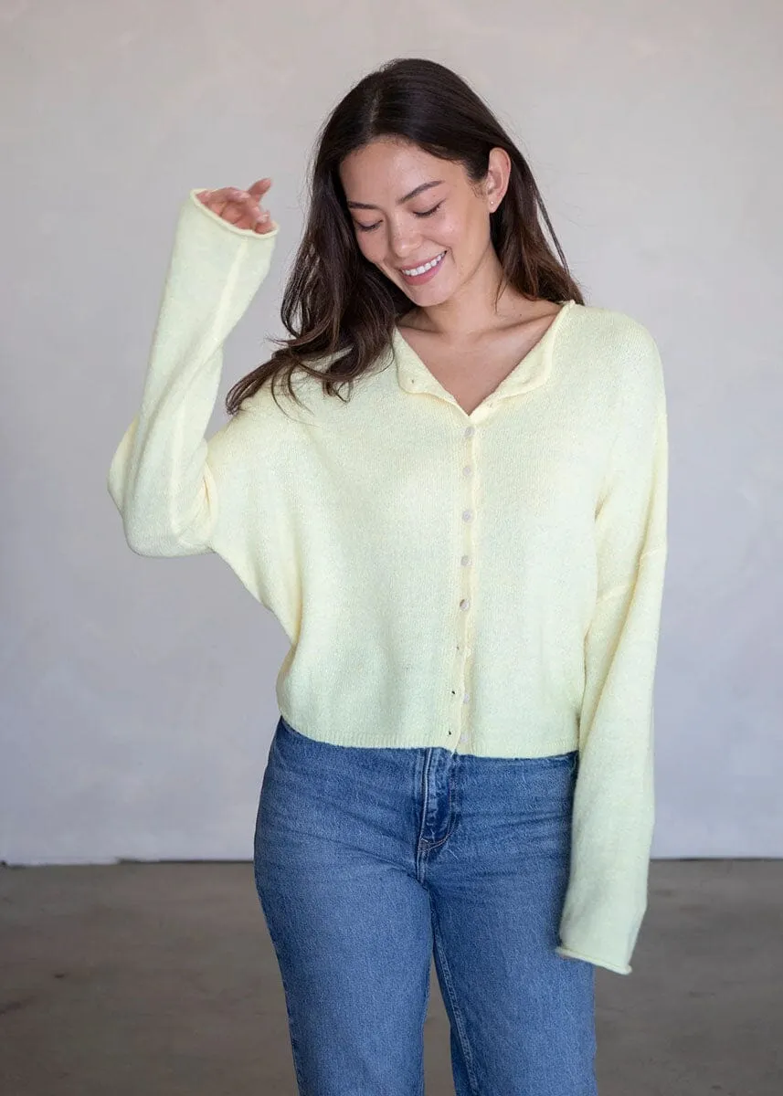 Piper Cardigan - Butter