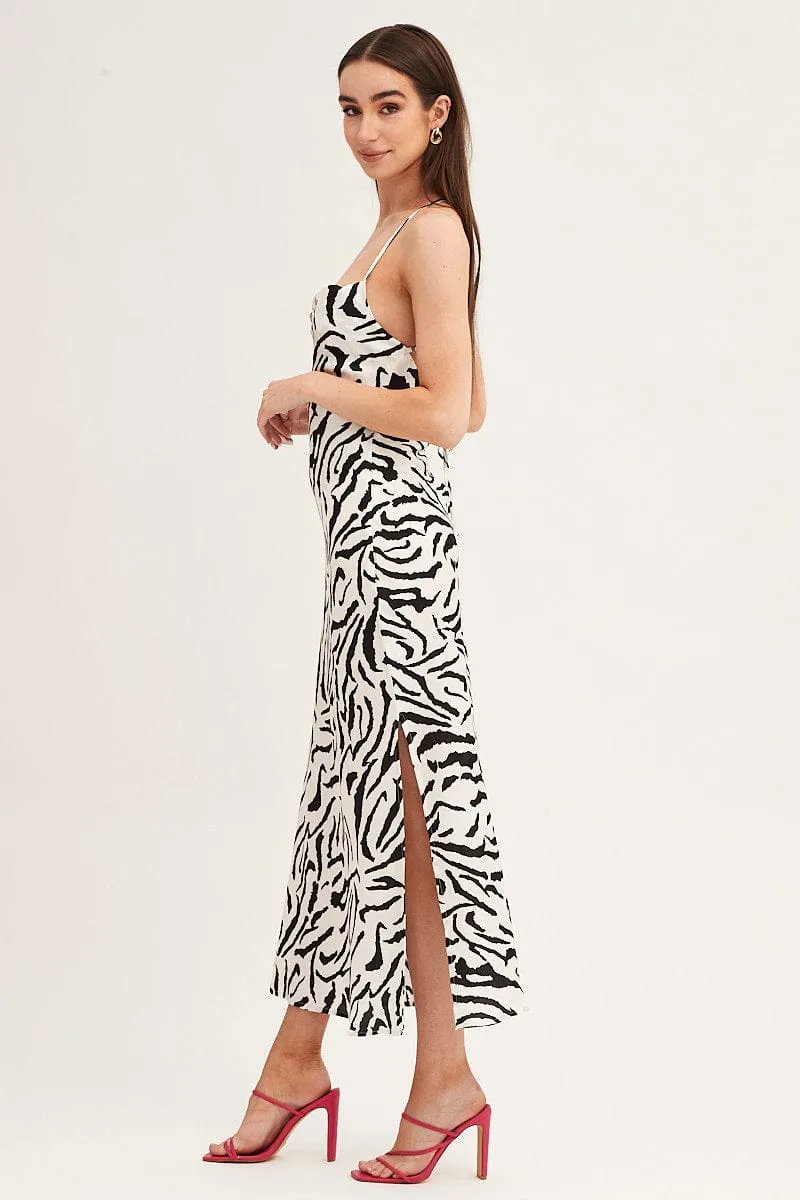 Print Midi Dress