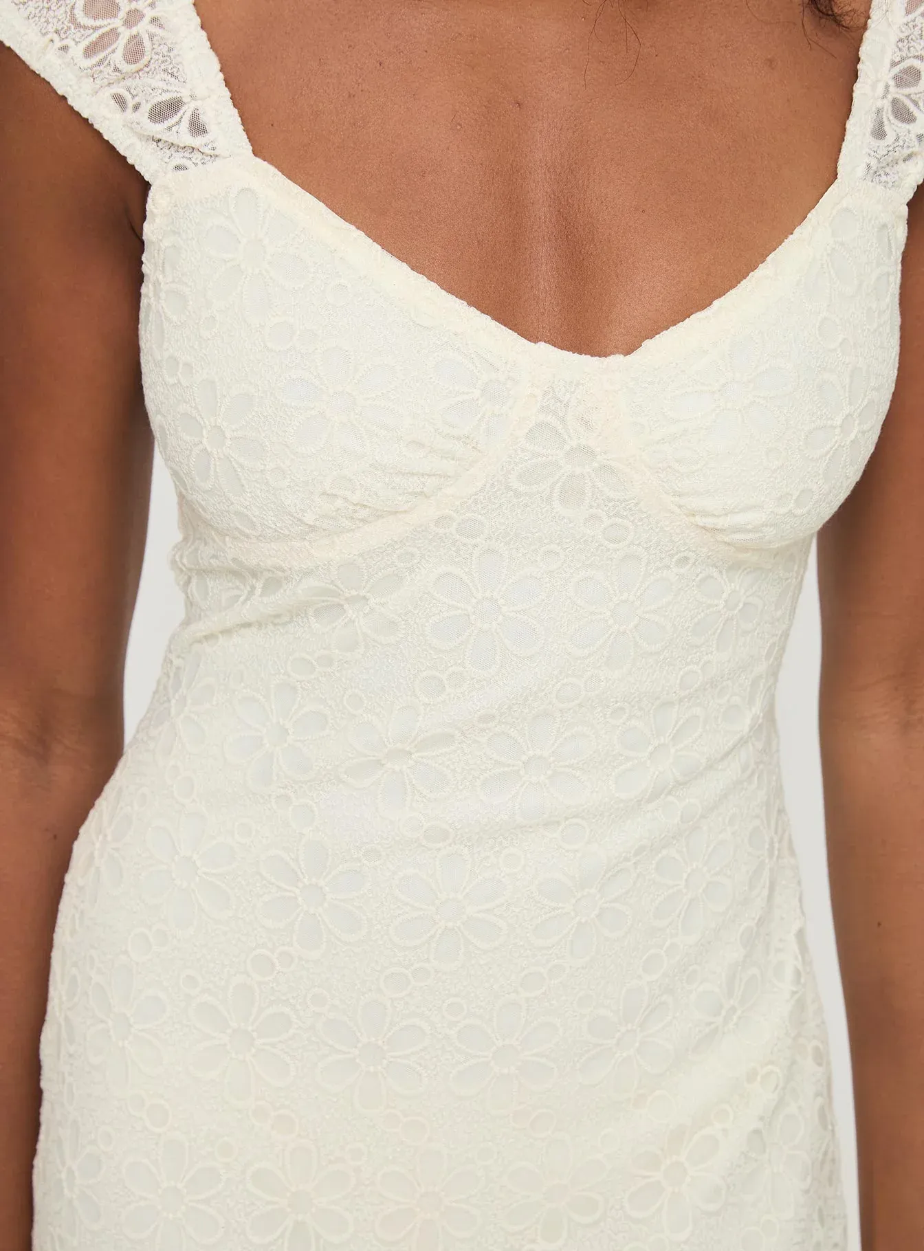 Quillon Mini Dress Cream