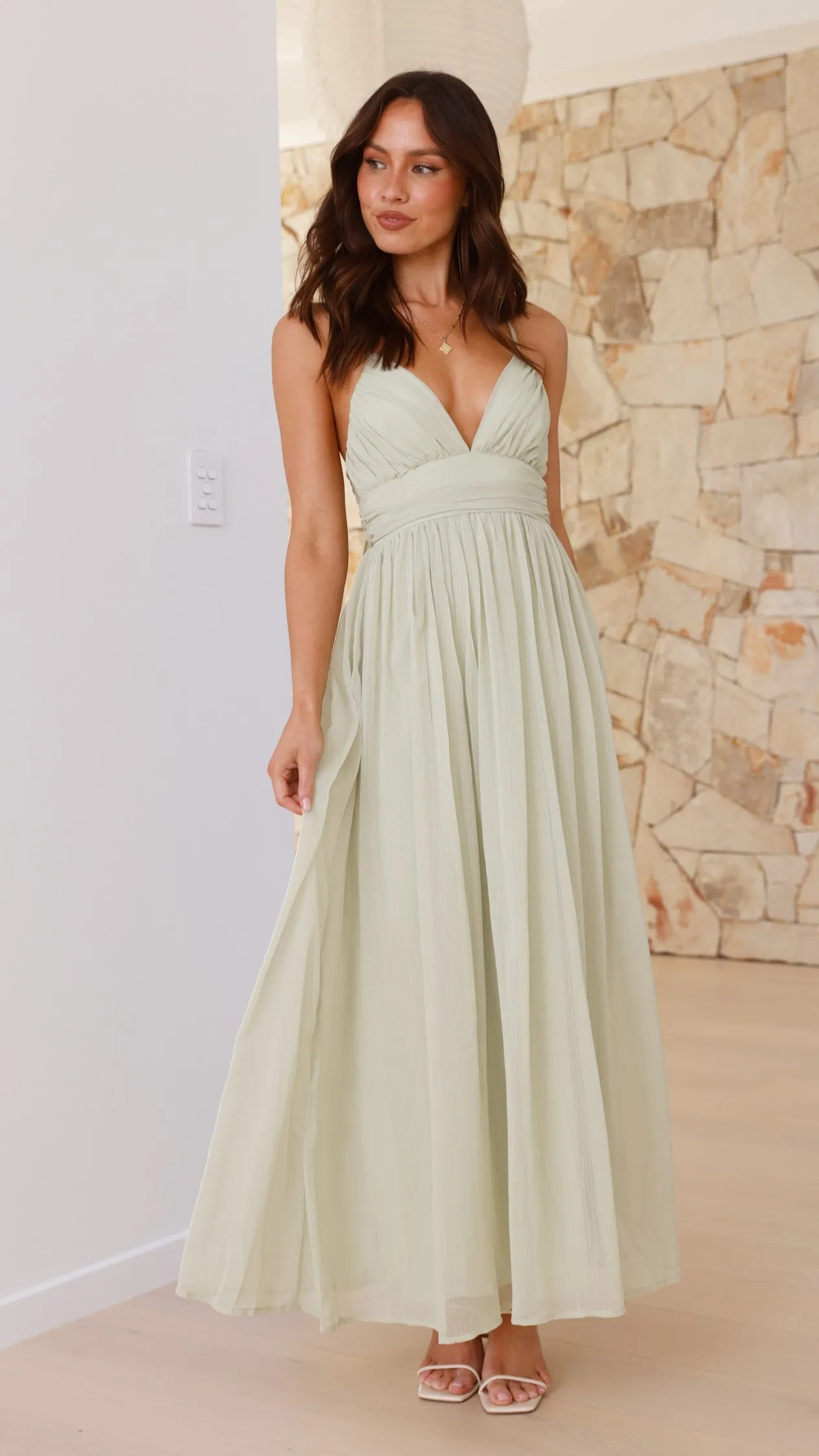 Raeanne Maxi Dress - Sage