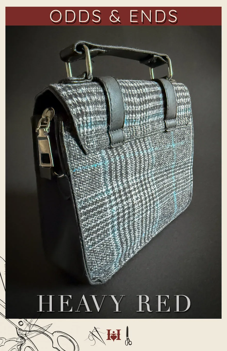 Sample - Plaid Faux Wool Purse