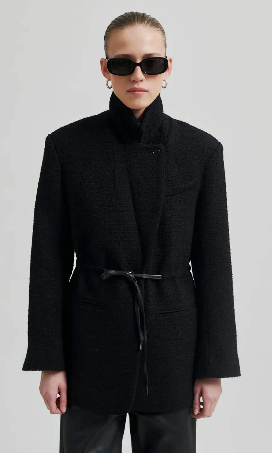 Second Female Josa Boucle Blazer