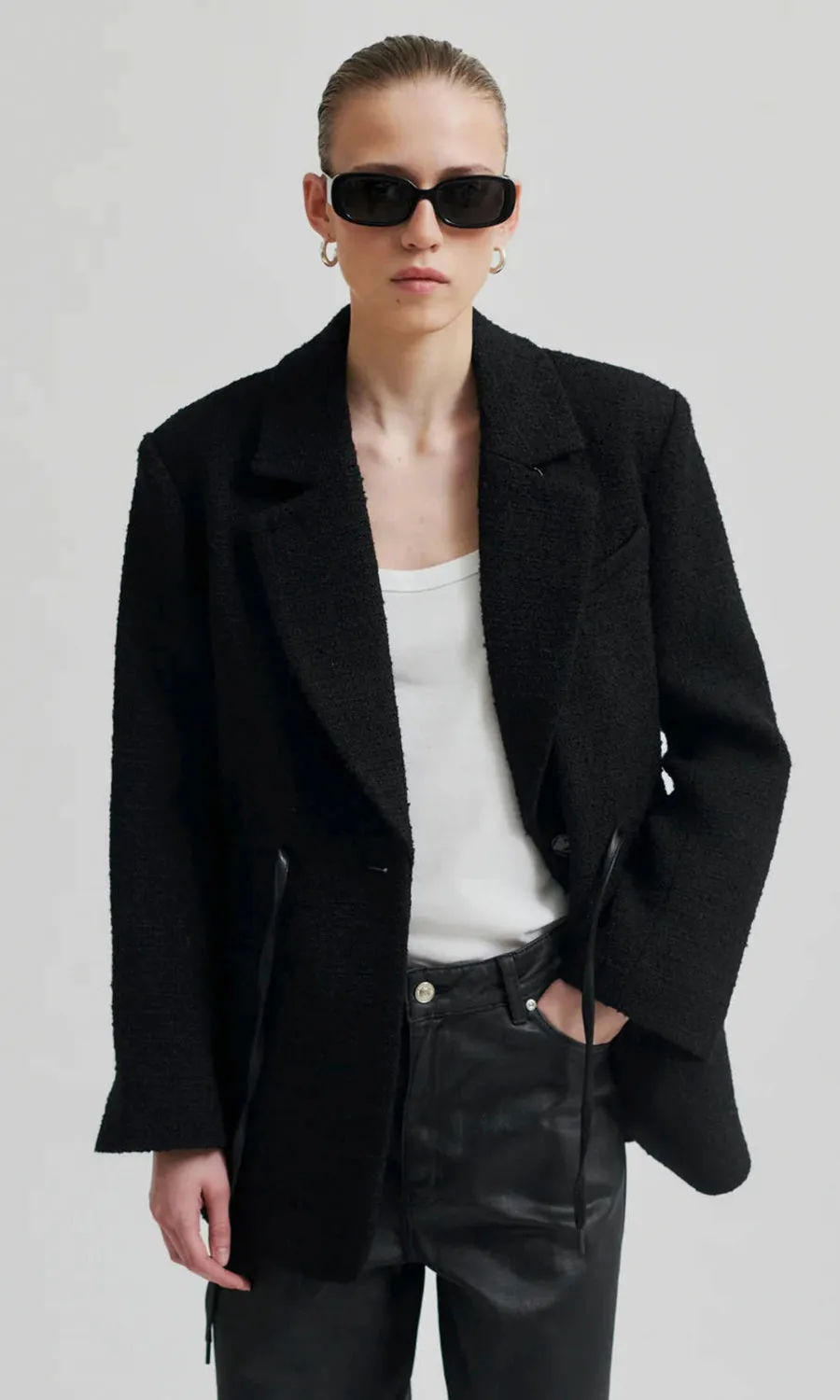 Second Female Josa Boucle Blazer