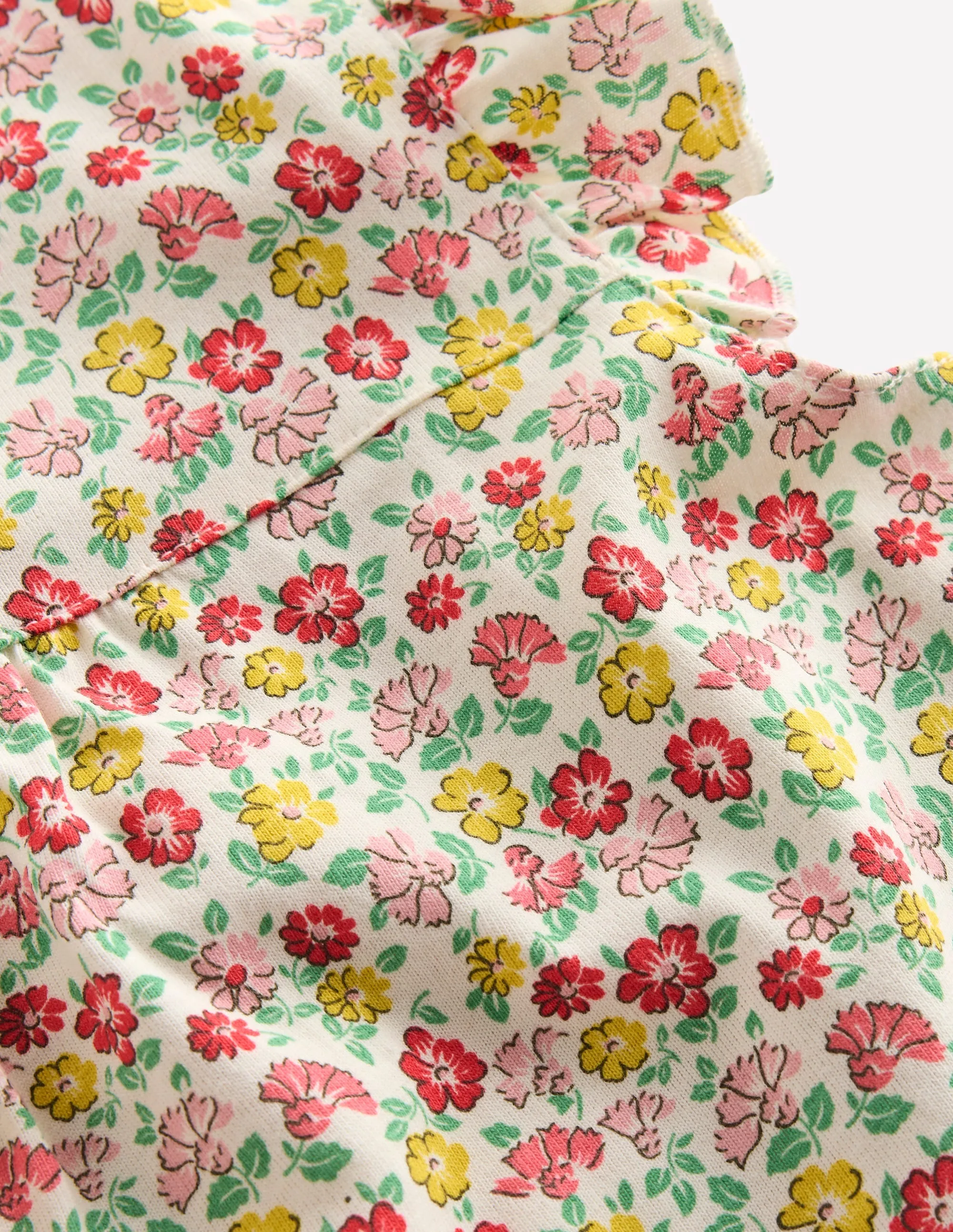Short Sleeve Nightie-Multi Summer Flowerbed