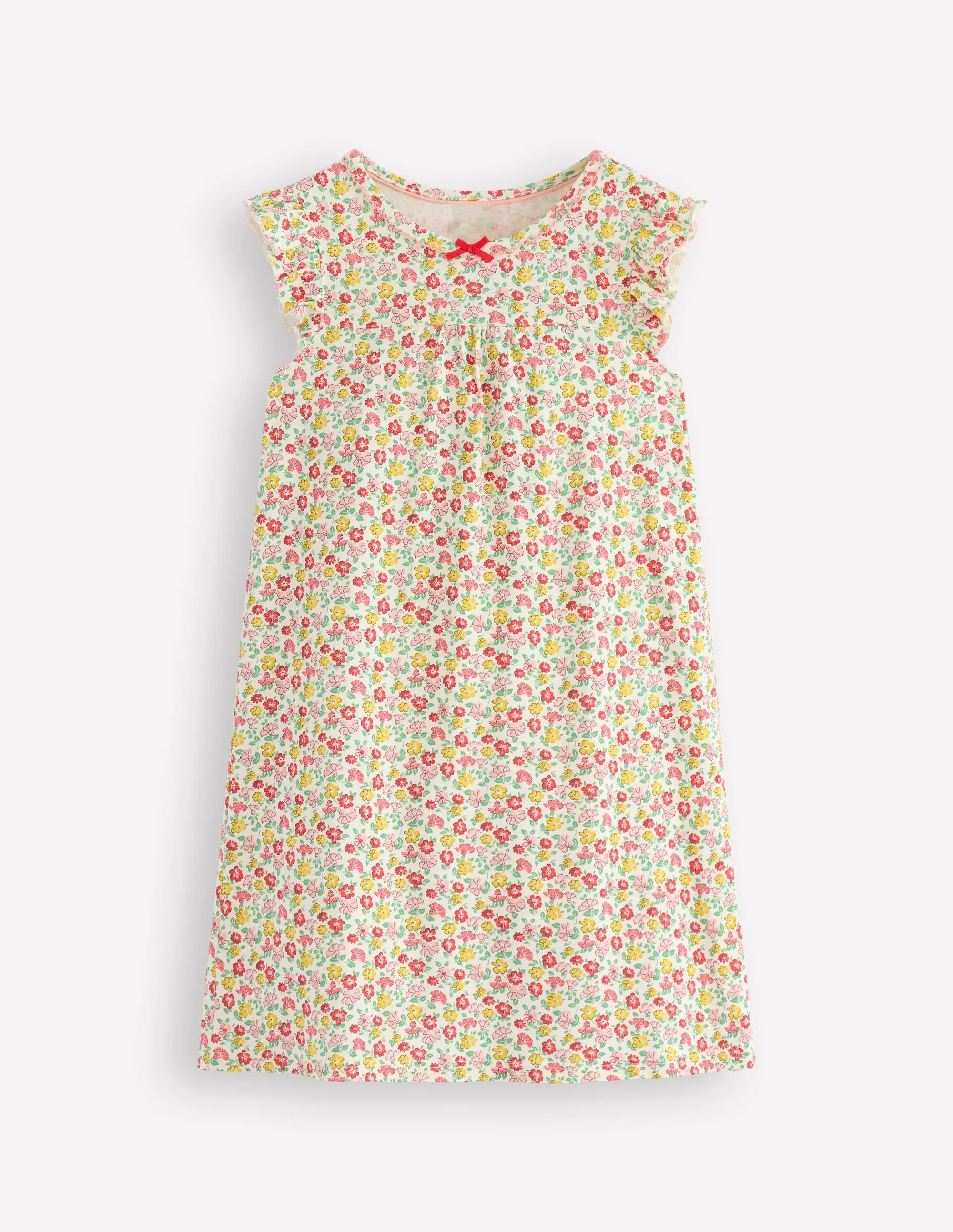 Short Sleeve Nightie-Multi Summer Flowerbed