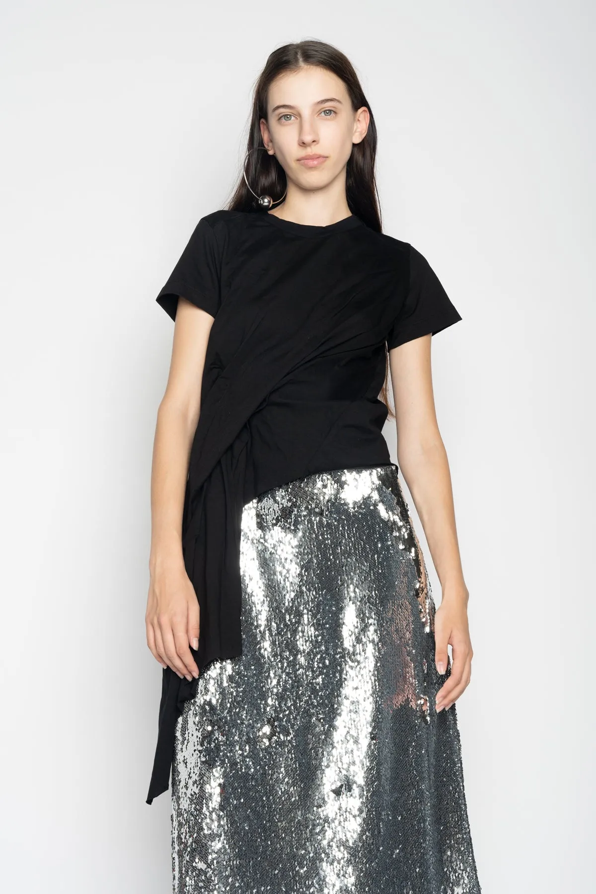 SILVER CLASSIC SLIP SKIRT