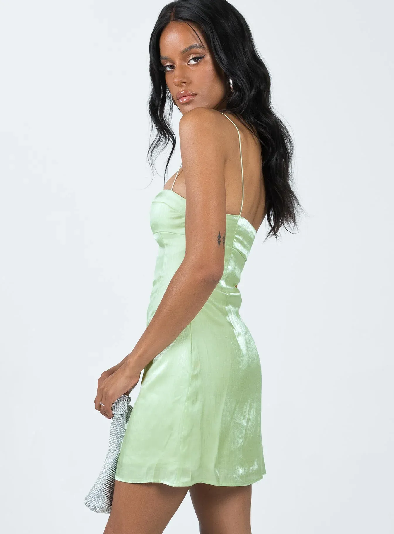 Simmons Mini Dress Green