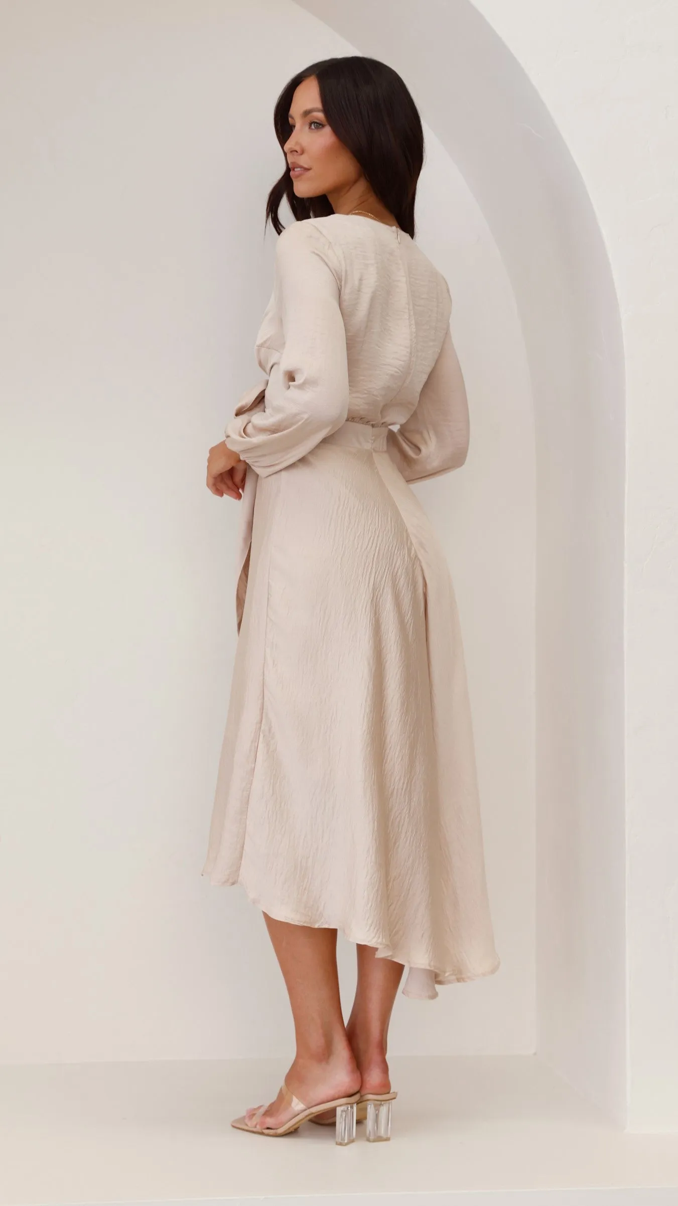 Starry Nights Dress - Champagne