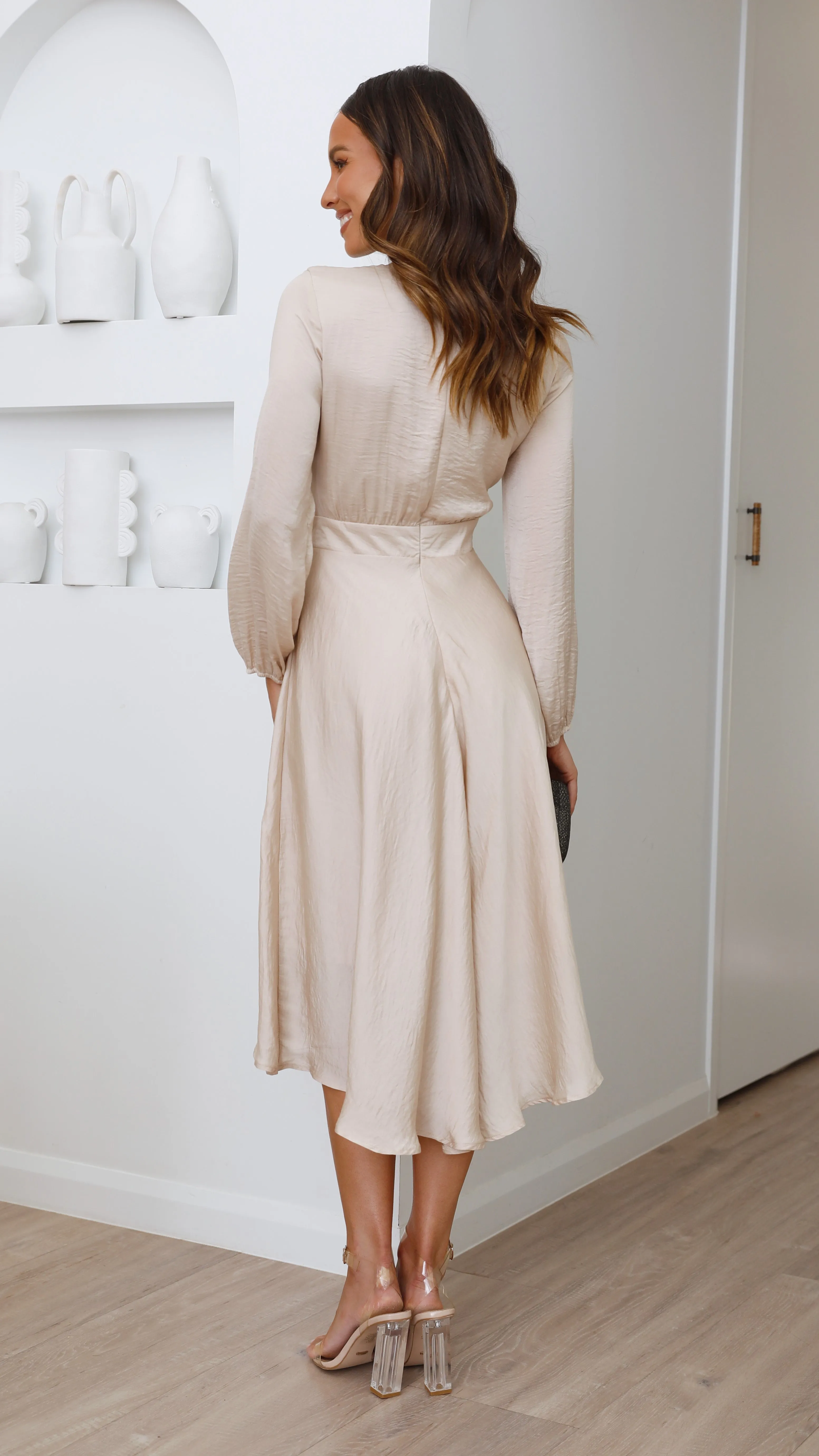 Starry Nights Dress - Champagne