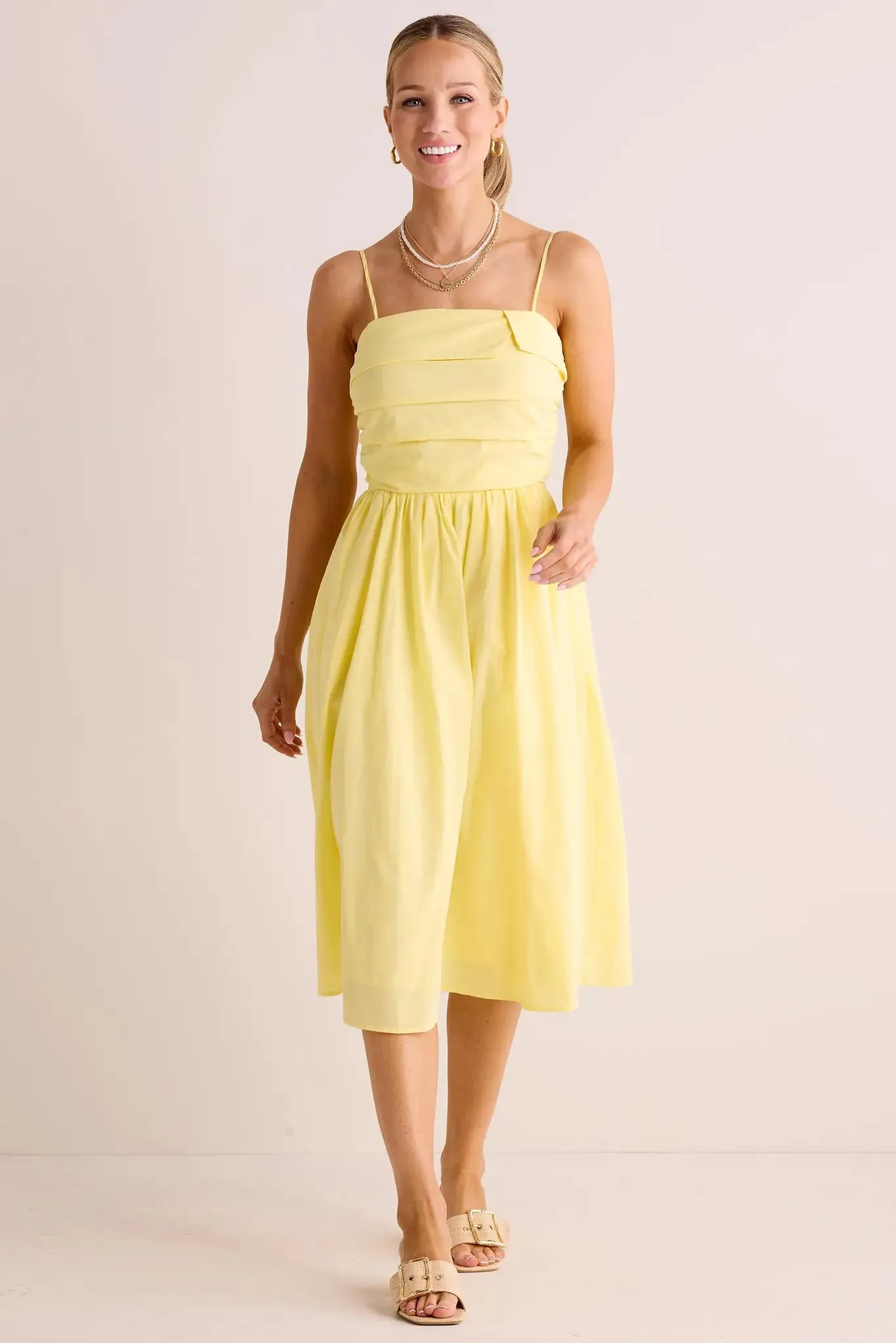 Tana Dress- Yellow