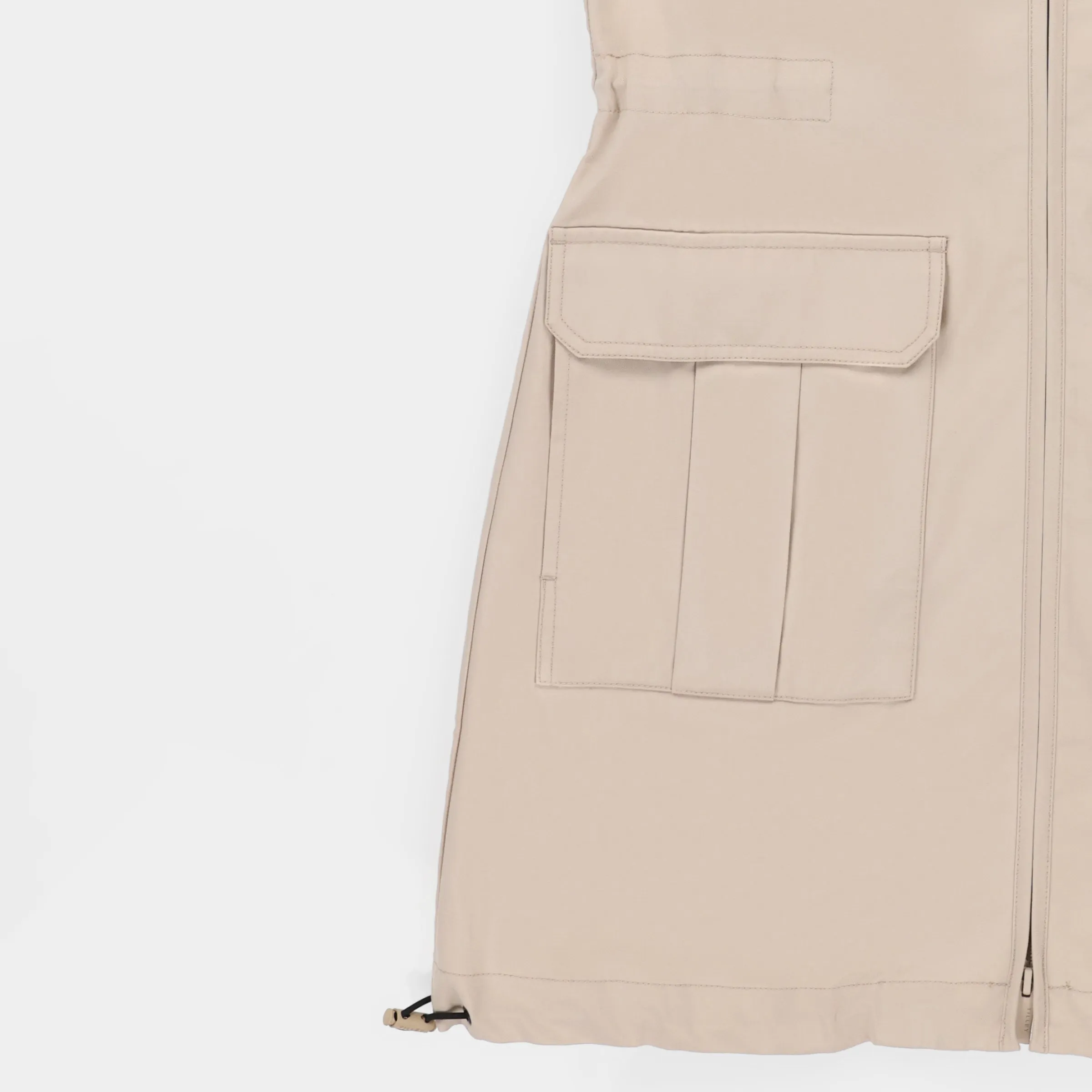 Tencel Cotton Safari Vest Dress