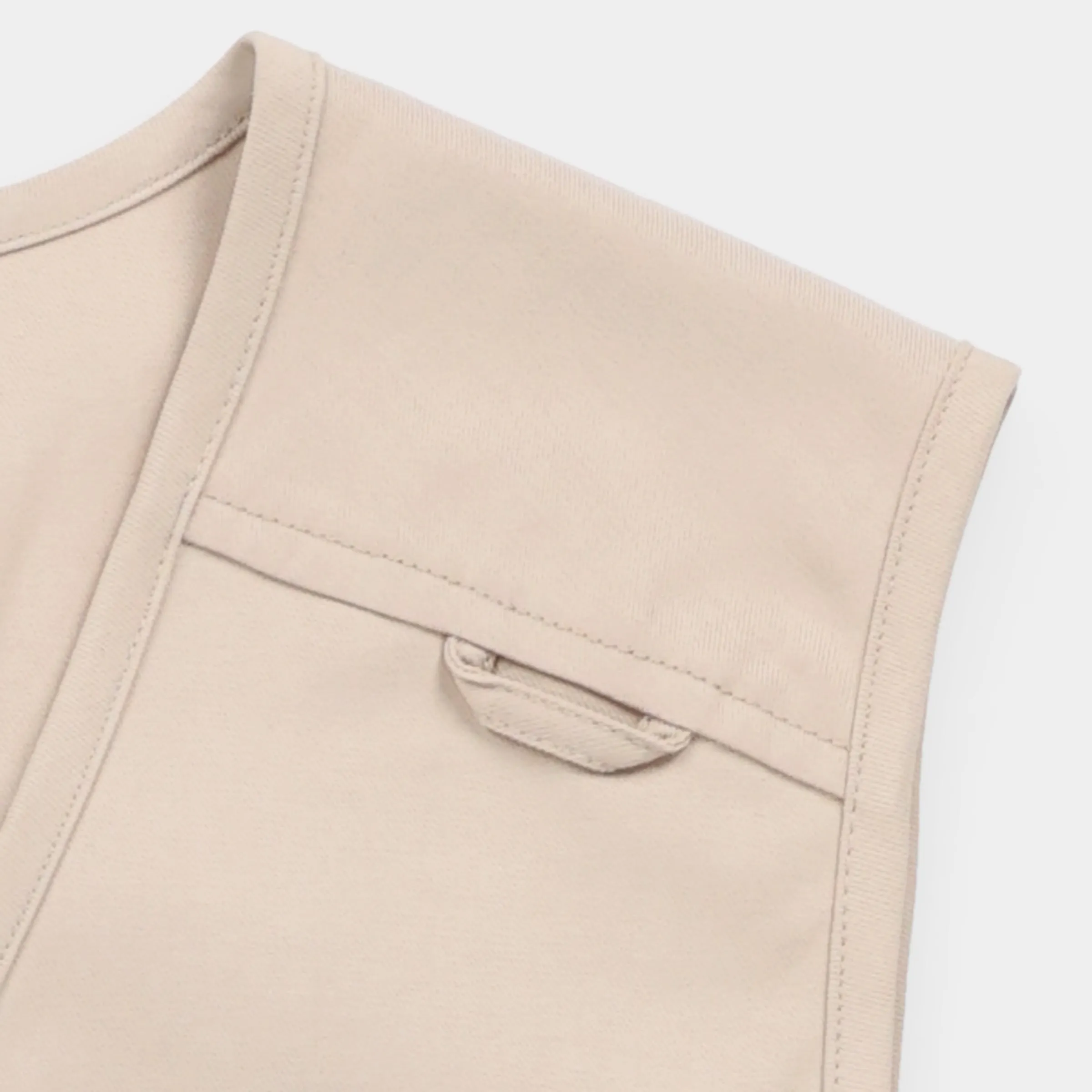 Tencel Cotton Safari Vest Dress