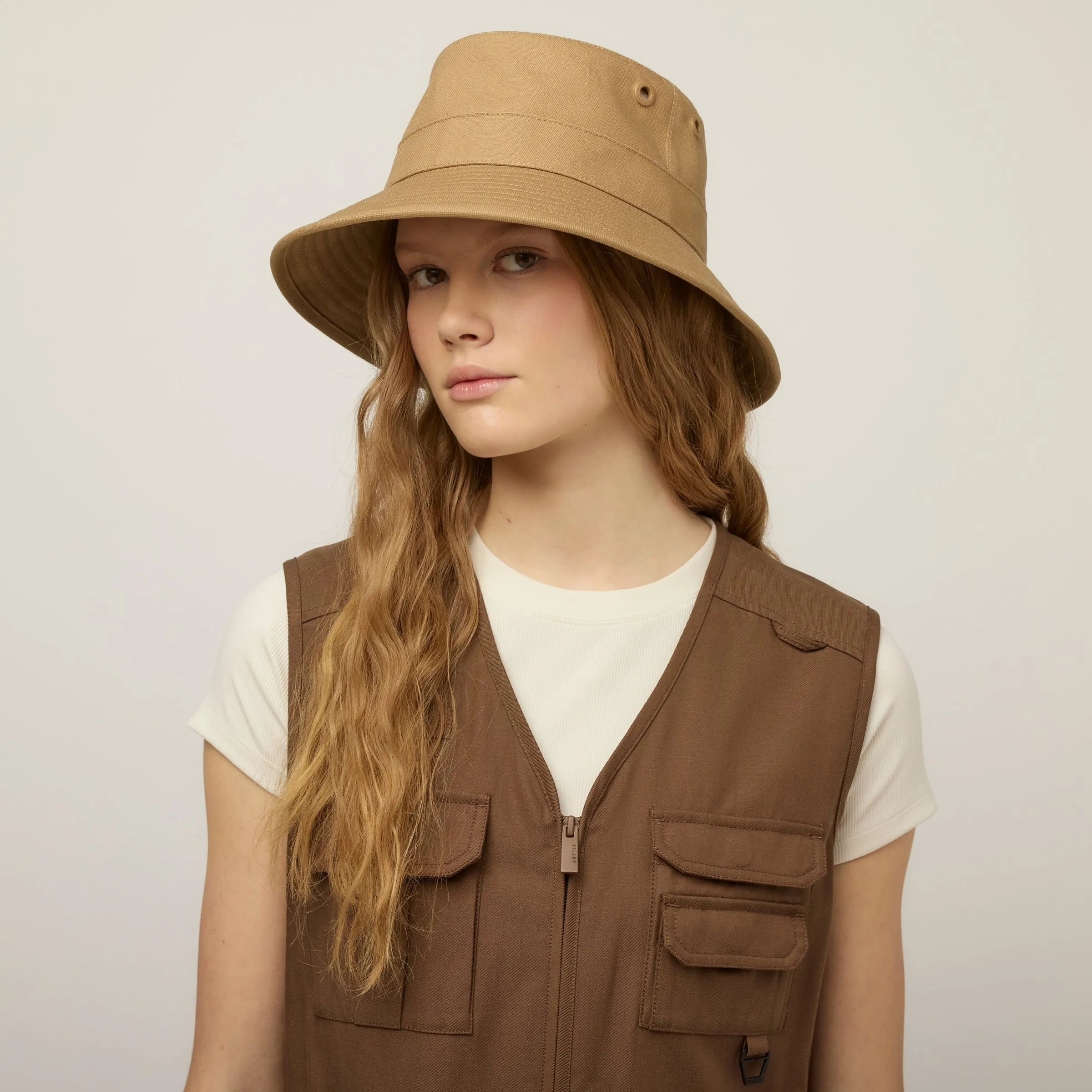 Tencel Cotton Safari Vest Dress