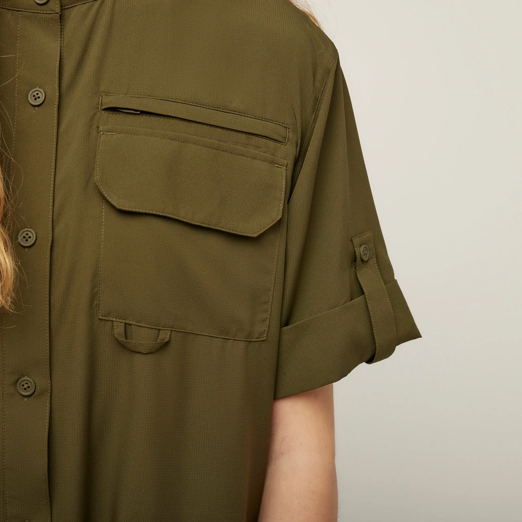 UPF Ripstop Shirt Dress