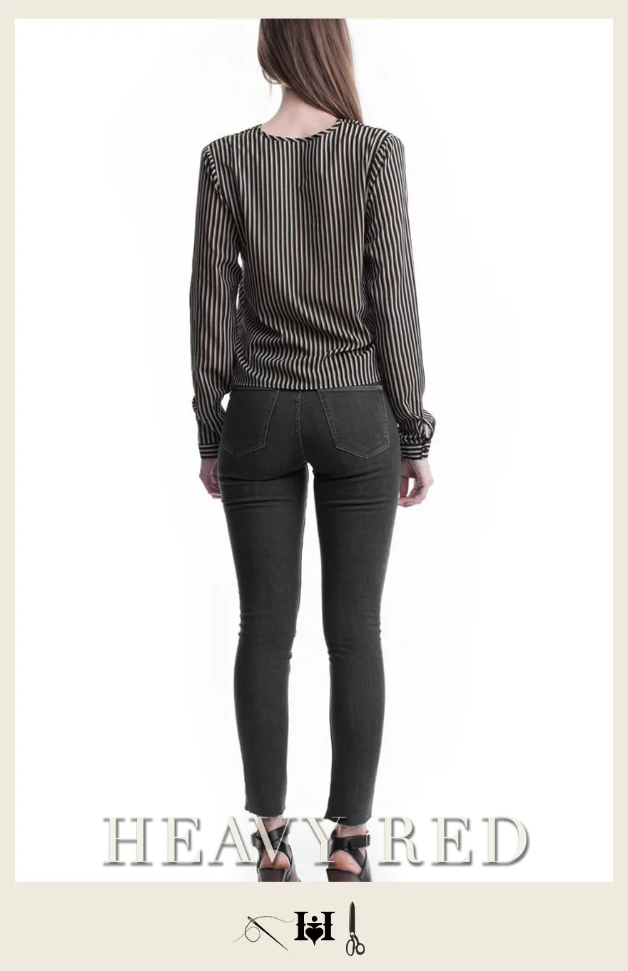 Vintage Striation Fold Shirt