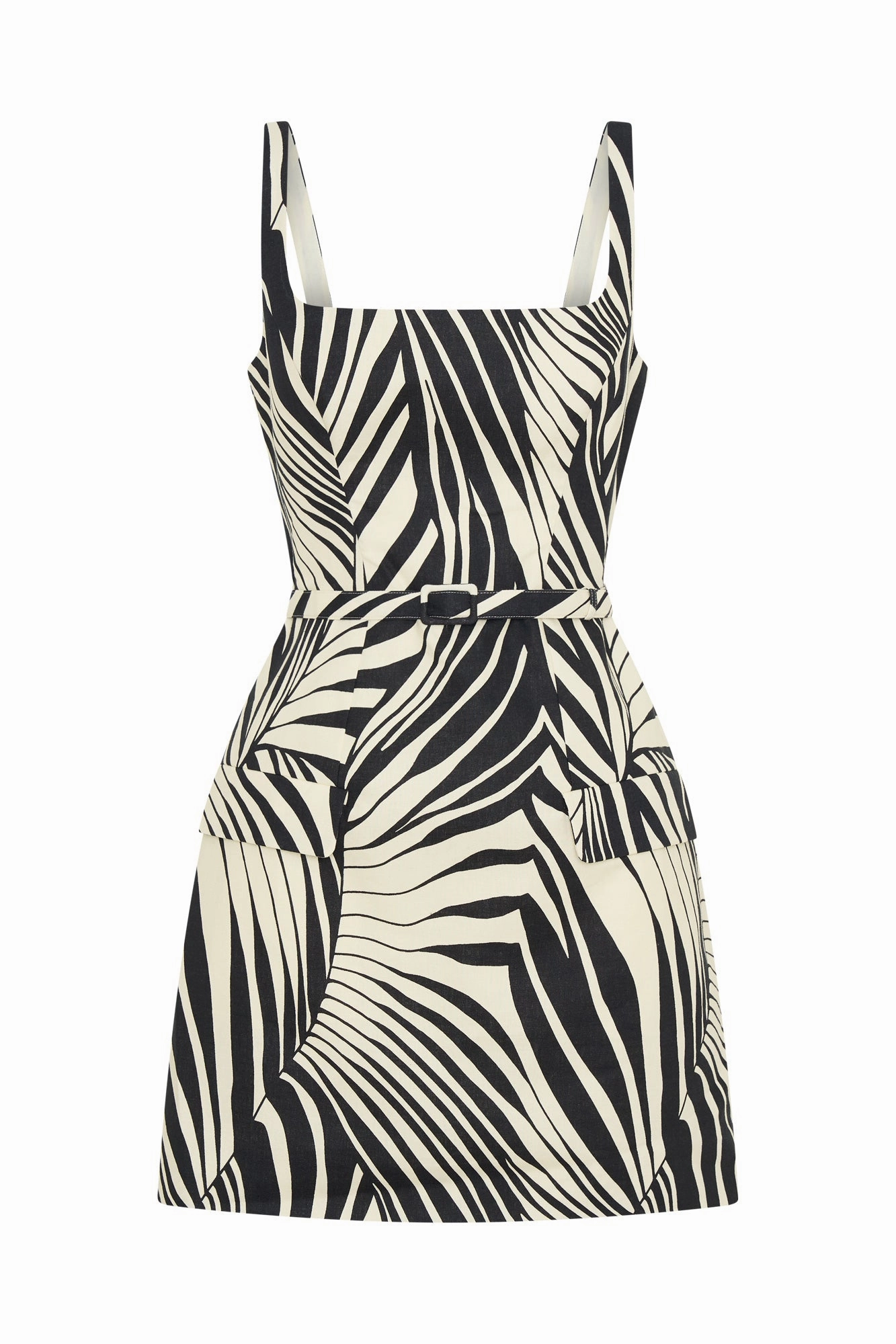 ZOYA DRESS - RHEA BLACK PALM
